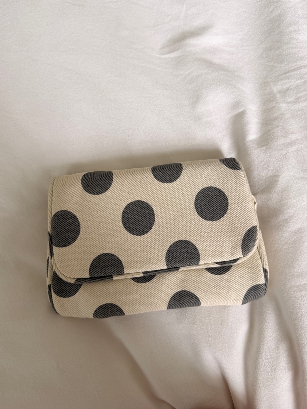 Brandy Melville Polka Dot Makeup Bag w/ Mirror